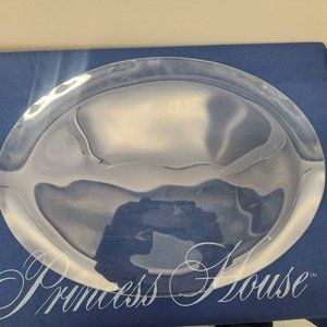 PRINCESS HOUSE CRYSTAL HERITAGE GLASS PLATTER #108